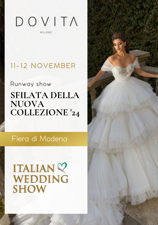 Join Dovita at the Italian Wedding Show!