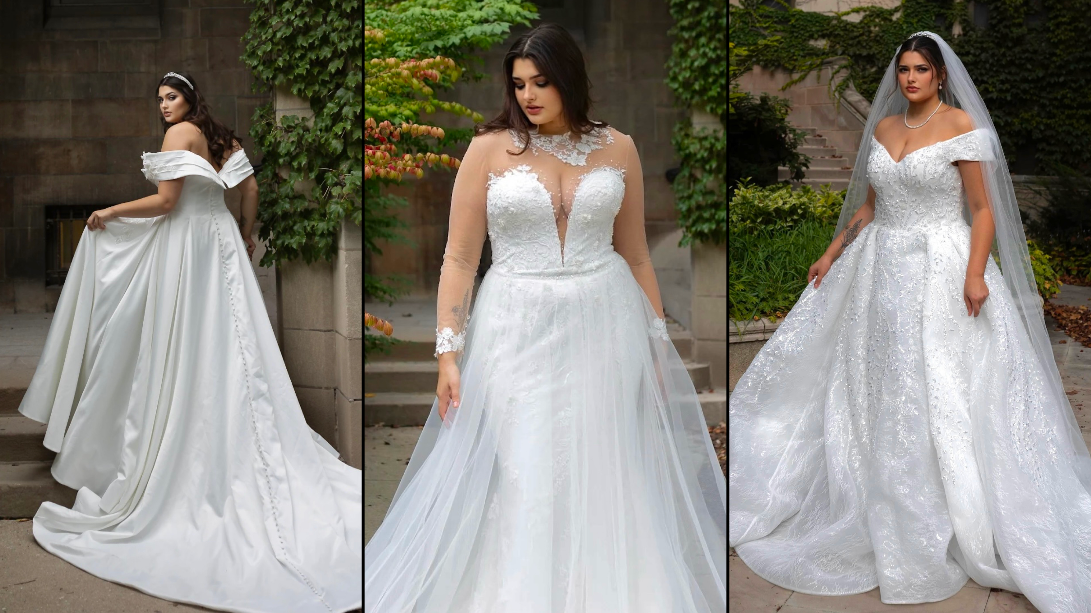 Plus size Dovita wedding dress 2024