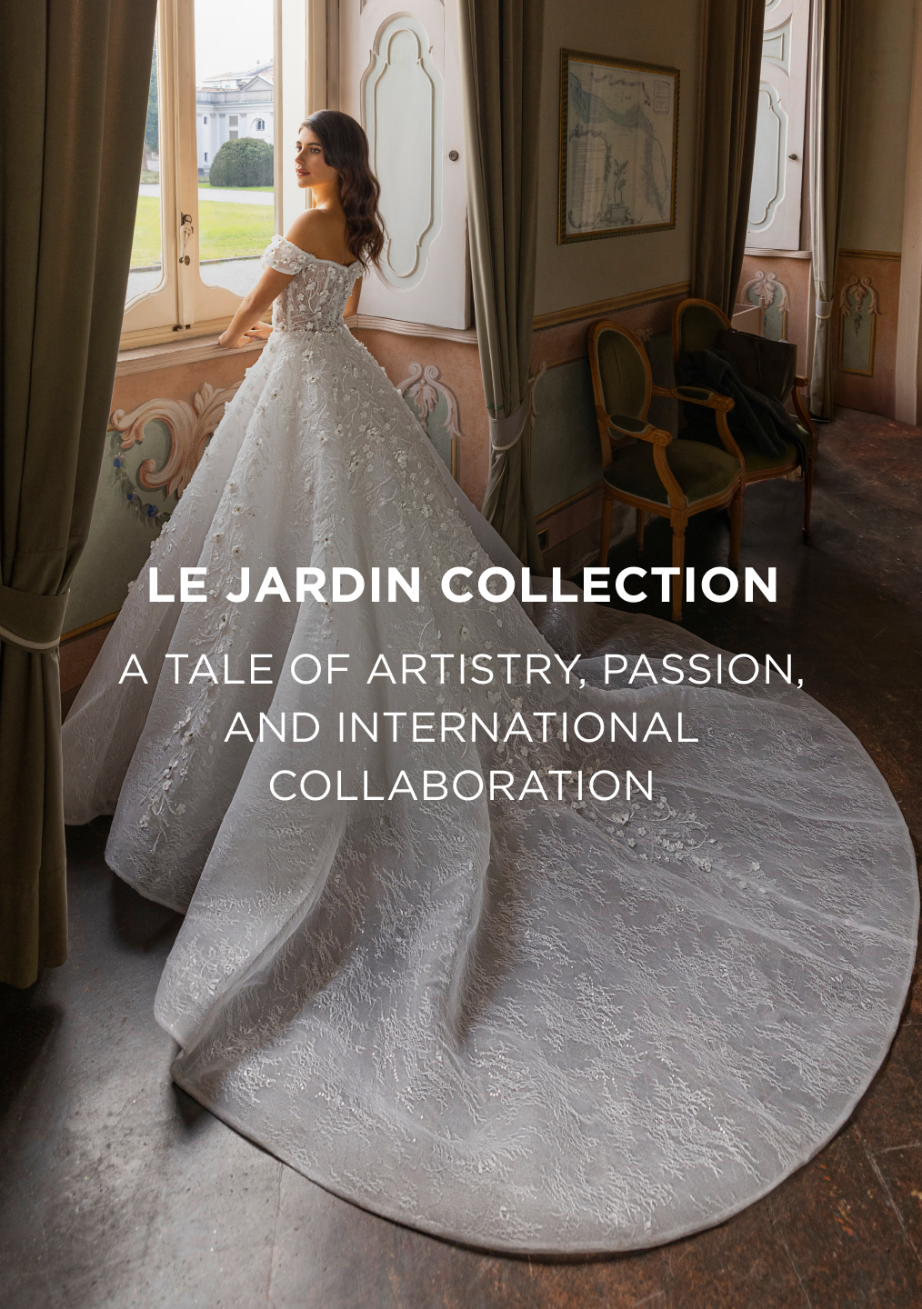 Le Jardin collectıon wedding dress 2024