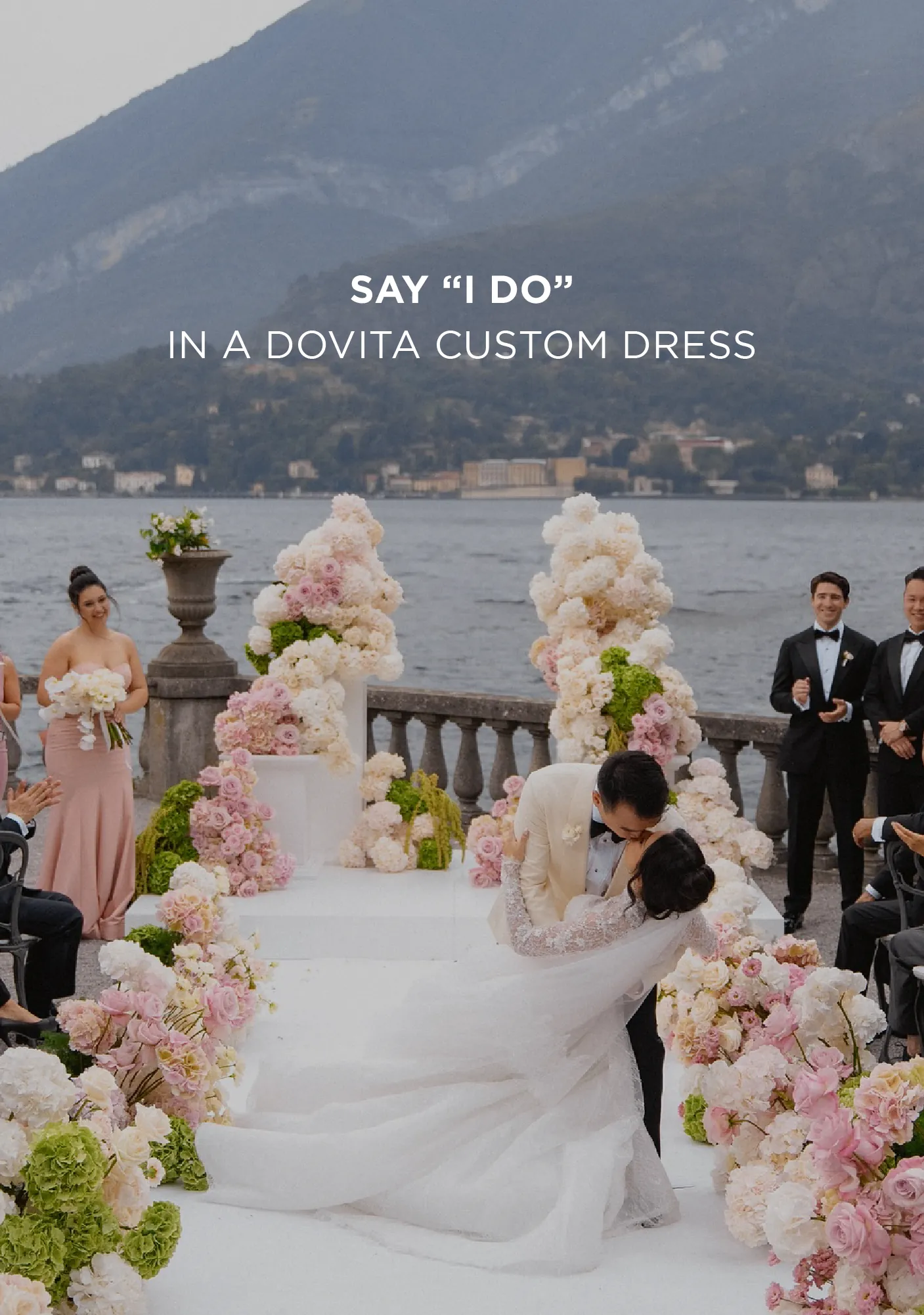 dream wedding by como lake dovita custom dress