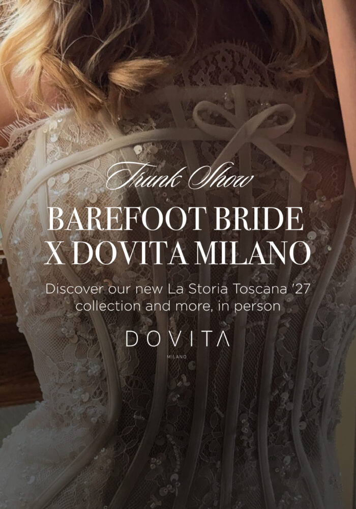 TRUNK SHOW AT BAREFOOT BRIDE