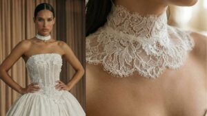 Bridal Choker and Neck corset