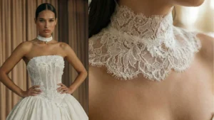 Bridal Choker and Neck corset