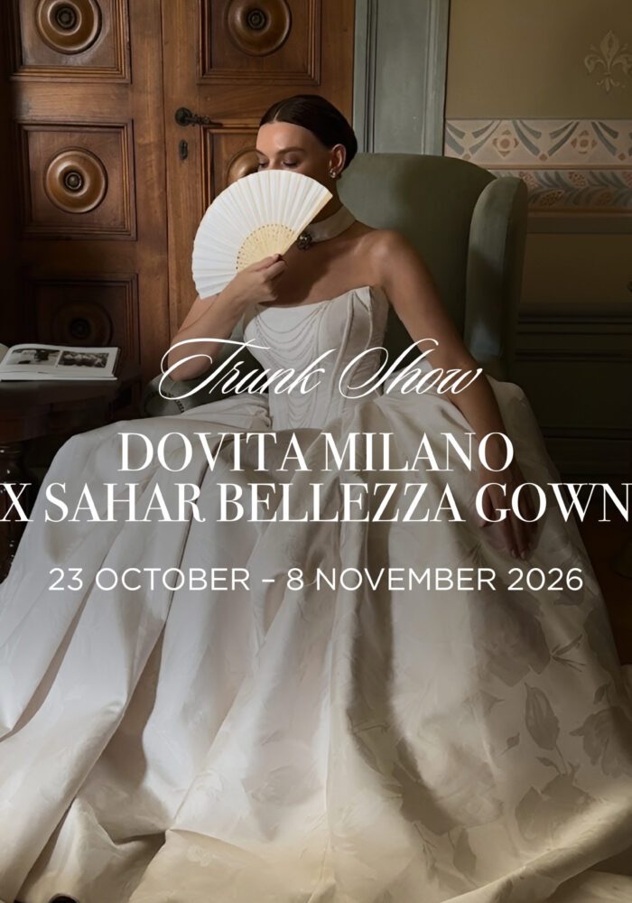 TRUNK SHOW AT SAHAR BELLEZZA GOWN